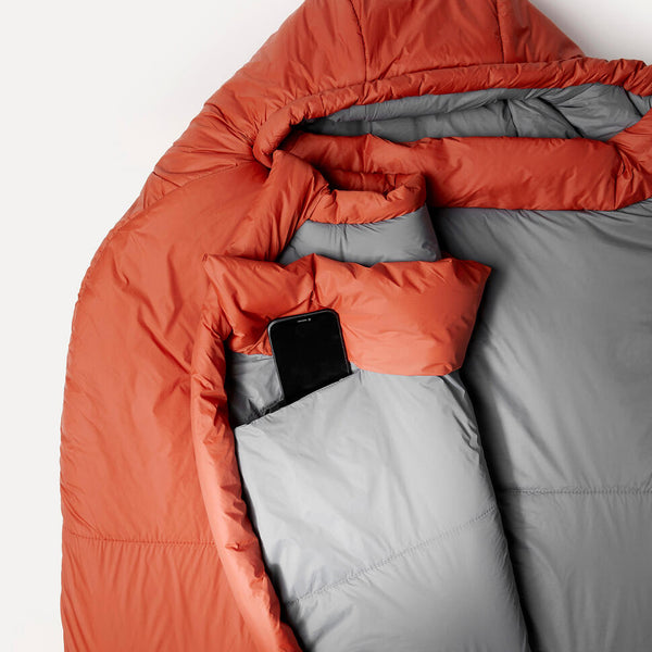 Decathlon Simond MT500 23°F Polyester Sleeping Bag Dark Sepia