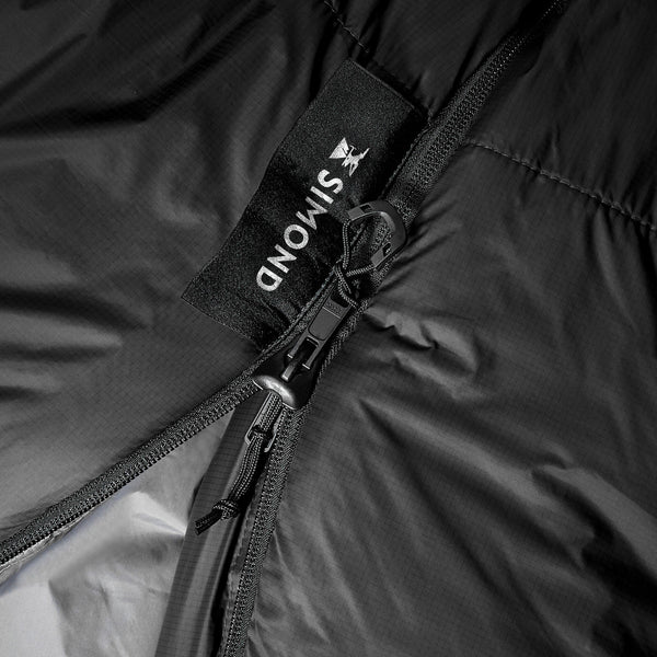 Decathlon Simond MT500 41°F Polyester Sleeping Bag Smoked Black