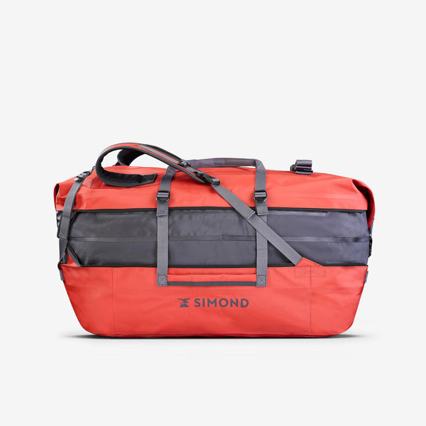 Decathlon Simond Transport 900 Extend 80-120 L Duffel Bag Brick Red