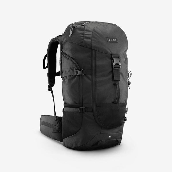 Decathlon Simond Travel 100 50L Backpack Pack Black