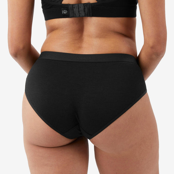 Decathlon Simond Trek 500 Merino Wool Backpacking Underwear Women's Black