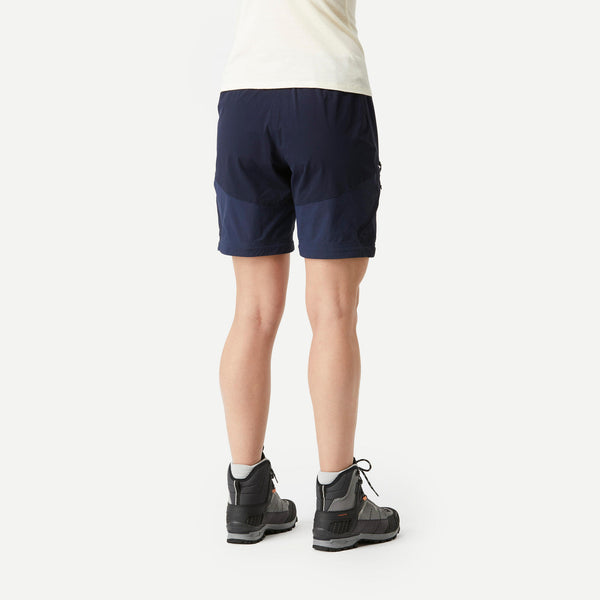 Decathlon Simond Women's MT500 2-in-1 Modular Hiking Pants Navy Blue