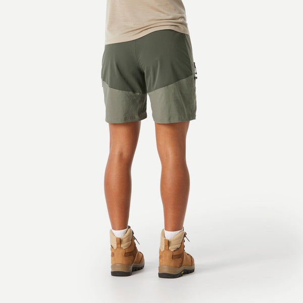 Decathlon Simond Women's MT500 Hiking Shorts Khaki Brown