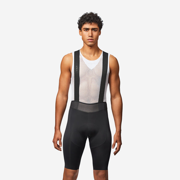 Decathlon Van Rysel Men's RCR 4 Cycling Bib Shorts Smoked Black