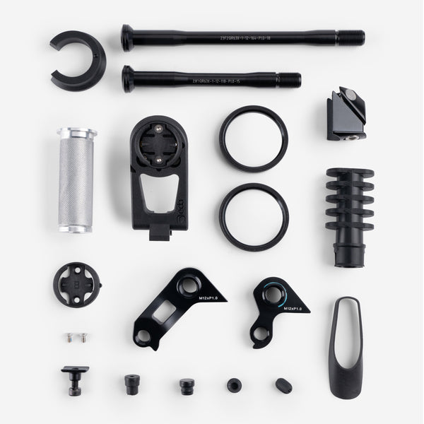 Decathlon Van Rysel RCR Pro Frame Kit Raw Carbon + Fork + Stem + Seat Post Default Color