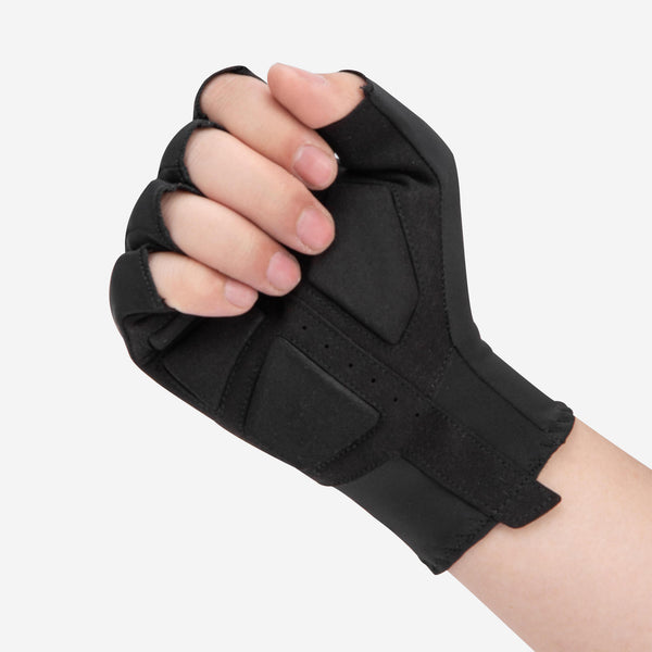 Decathlon Van Rysel RCR Road Cycling Gloves Smoked Black