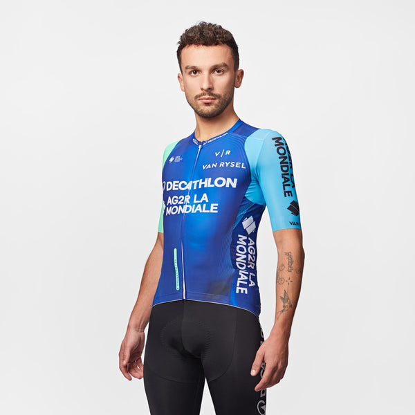 Decathlon Van Rysel Road Cycling Replica Jersey - AG2R La Mondiale Team Default Color