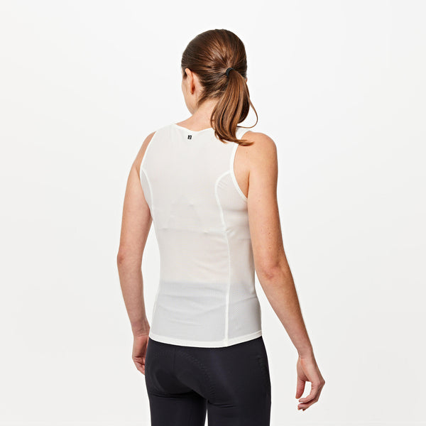 Decathlon Van Rysel Women's Cycling Mesh Warm Weather Base Layer Magnolia