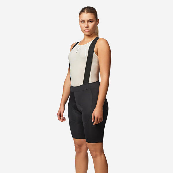 Decathlon Van Rysel Women's RCR 3 Cycling Bib Shorts Smoked Black