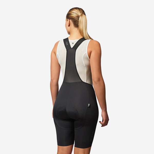 Decathlon Van Rysel Women's RCR 3 Cycling Bib Shorts Smoked Black
