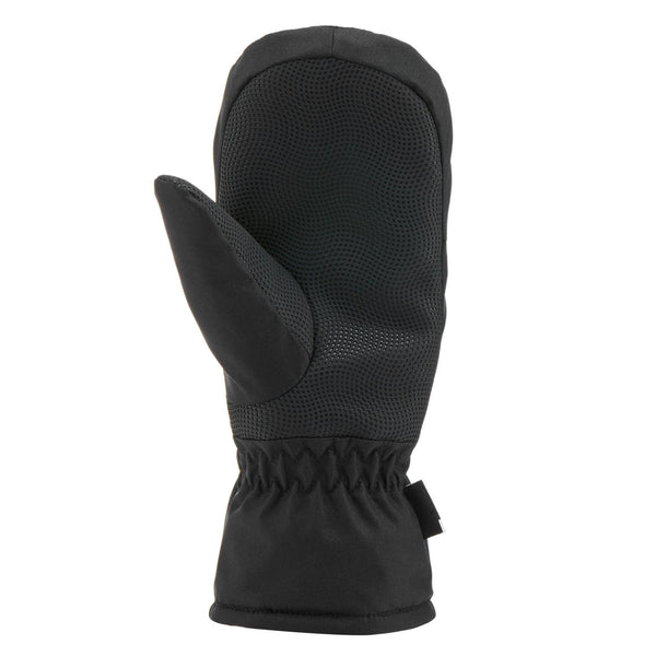 Decathlon Wedze Kids' 100 Warm And Waterproof Ski Mittens Smoked Black