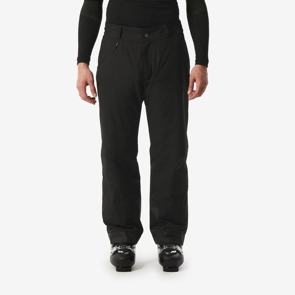 Decathlon Wedze Men’s 100 Warm Waterproof Snow Pants Smoked Black