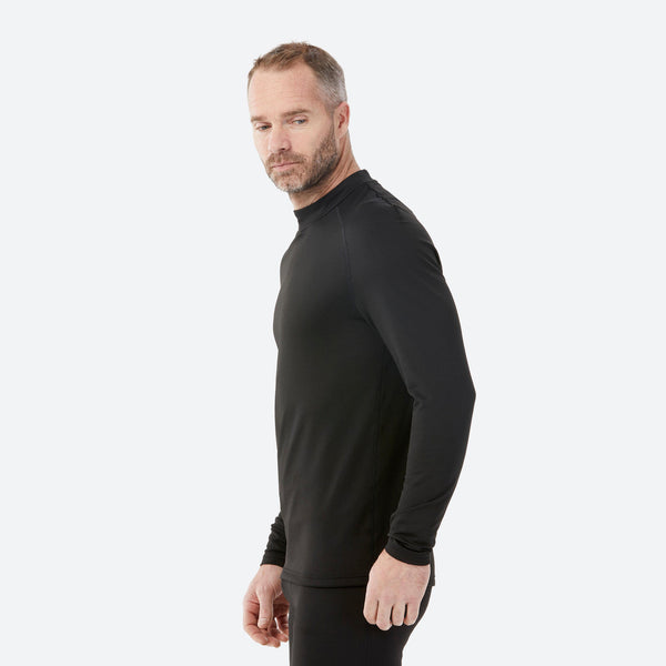 Decathlon Wedze Men's BL 500 Thermal Ski Base Layer Black