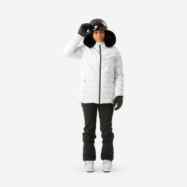 Decathlon Wedze Women's 100 Mid-Length Warm Ski Jacket