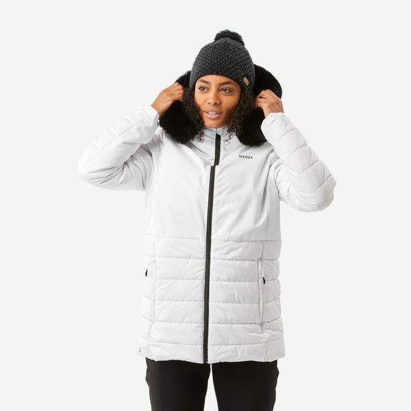 Decathlon Wedze Women's 100 Mid-Length Warm Ski Jacket