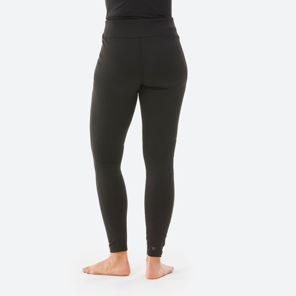 Decathlon Wedze Women's BL500 Ski Base Layer Bottoms Black