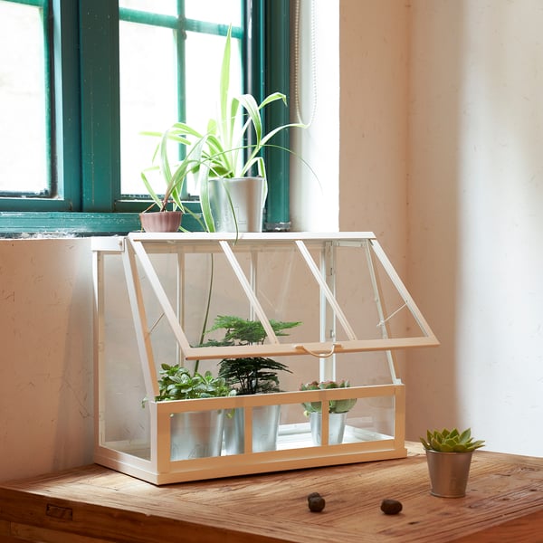 IKEA ÅKERBÄR Greenhouse Indoor/outdoor/white 17 ¾ "