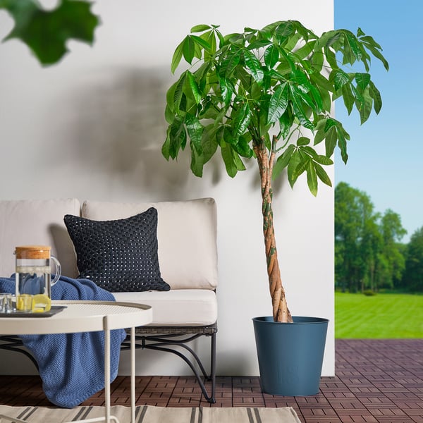 IKEA ÅKERBÄR Plant Pot Indoor/outdoor Dark Blue 12 ½ "