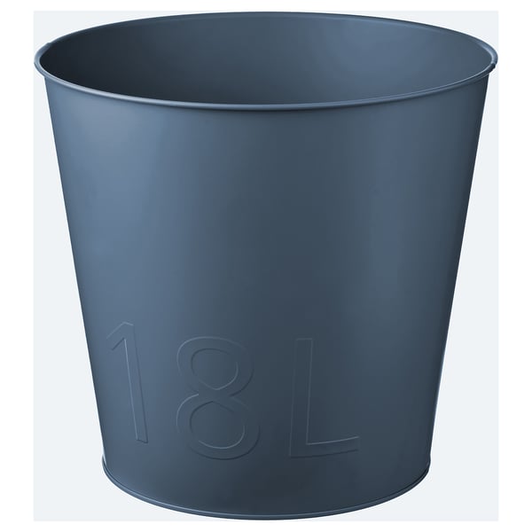 IKEA ÅKERBÄR Plant pot indoor/outdoor dark blue 12 ½ "