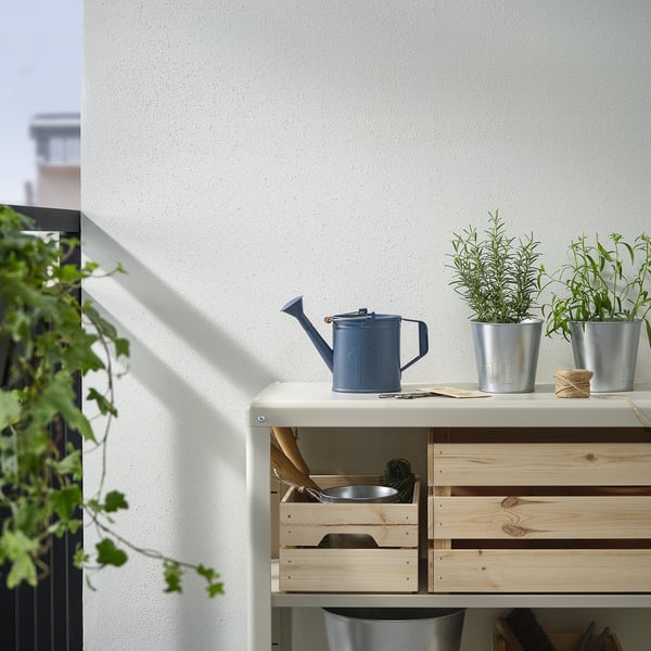 IKEA ÅKERBÄR Watering Can Indoor/outdoor Dark Blue 34 Oz