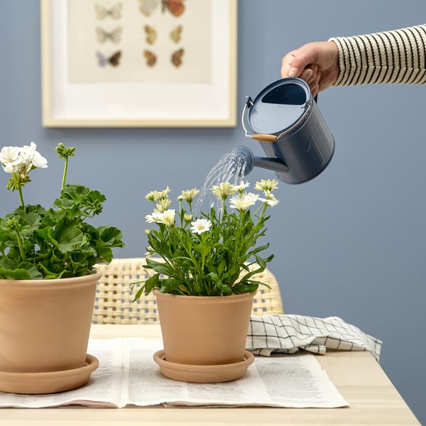 IKEA ÅKERBÄR Watering Can Indoor/outdoor Dark Blue 34 Oz