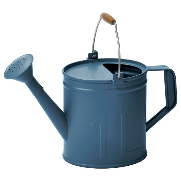 IKEA ÅKERBÄR Watering can indoor/outdoor dark blue 34 oz