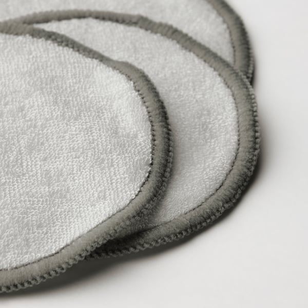 IKEA ÅKERRÄTTIKA Reusable Cleansing Pads With Bag White/green