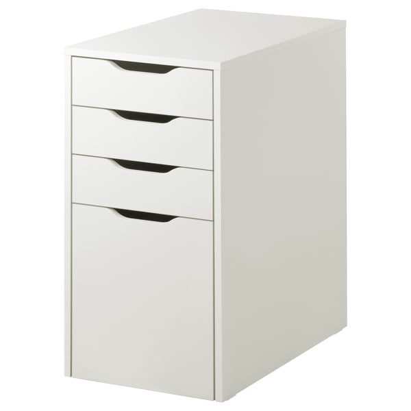 IKEA ALEX Drawer unit/drop file storage white 14 1/8x27 1/2 "