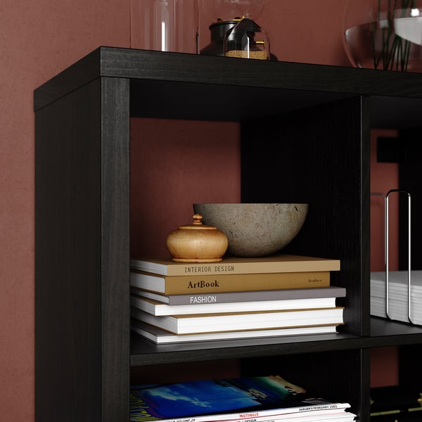 IKEA ALEX/LÅNGFJÄLL / KALLAX Desk And Storage Combination And Swivel Chair Gray-turquoise/black