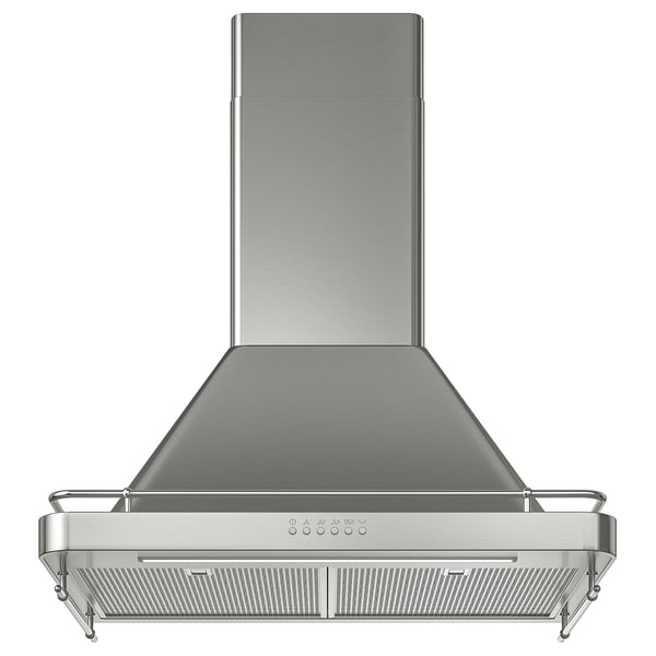 IKEA ALLMÄNBILDAD Wall mounted range hood Stainless steel