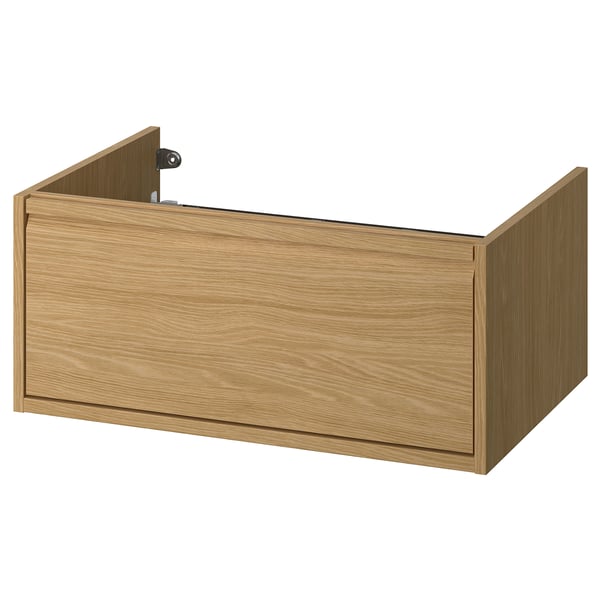 IKEA ÄNGSJÖN Bathroom vanity with drawer oak effect 30x21x13 1/8 "