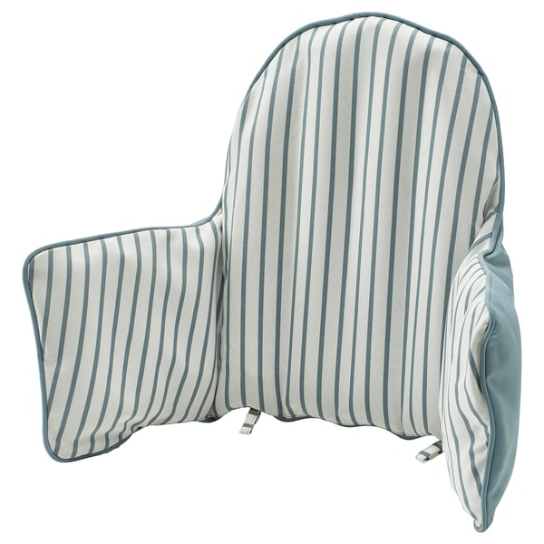 IKEA ANTILOP Supporting cushion and cover blue/white stripe