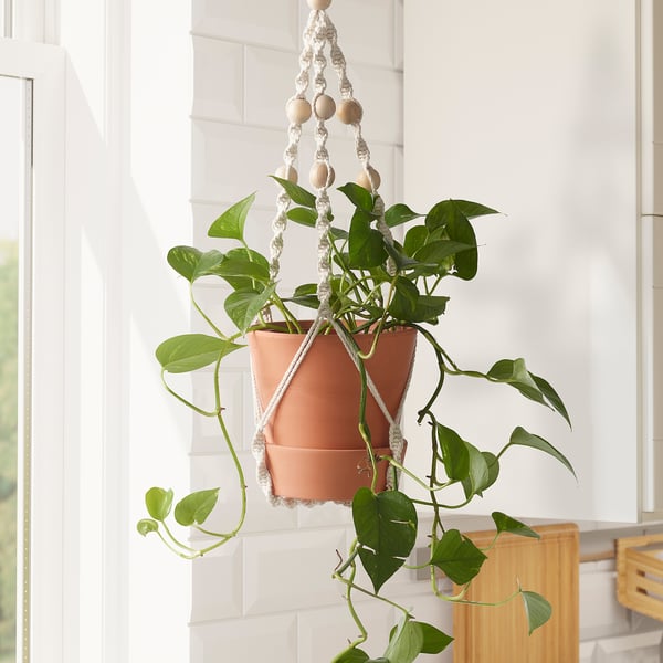 IKEA ANVÄNDBAR Hanging Plant Holder Hanging/natural