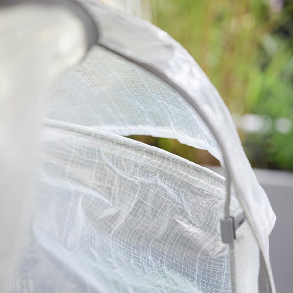 IKEA ASPAREN Cover For Planter Outdoor/transparent White 32 5/8x20 1/8x12 1/4 "