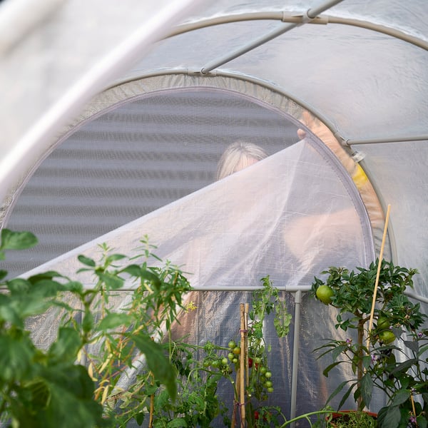 IKEA ASPAREN Greenhouse Transparent White 48 3/8x74 3/4x74 3/4 "