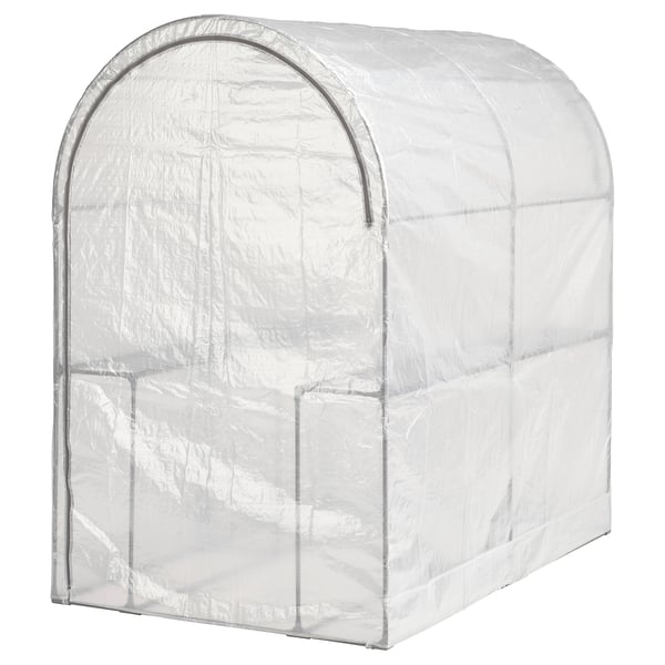 IKEA ASPAREN Greenhouse transparent white 48 3/8x74 3/4x74 3/4 "