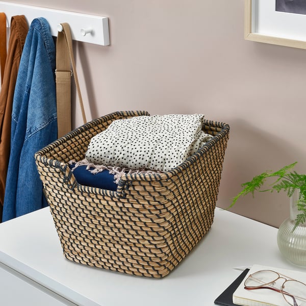 IKEA ÅSUNDEN Basket Dark Gray 11 ¾x14 ¼x9 ¾ "