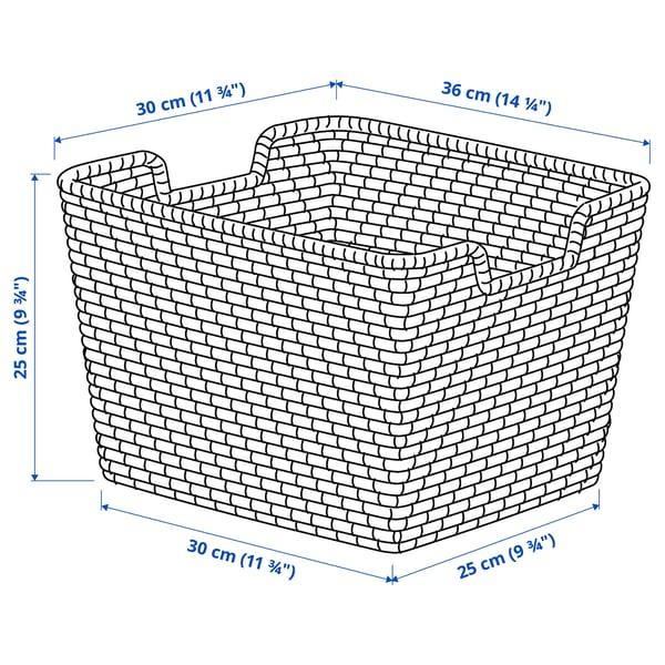 IKEA ÅSUNDEN Basket Dark Gray 11 ¾x14 ¼x9 ¾ "