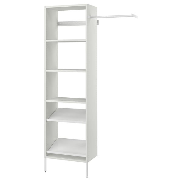 IKEA AURDAL Wardrobe combination white 47-60x15 3/4x87 "