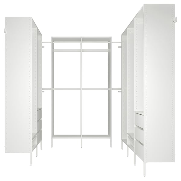 IKEA AURDAL Wardrobe combination white 70 7/8-118 1/8x15 3/4x87 "
