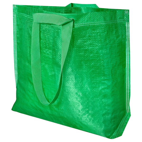 IKEA AURTIENDE Shopping Bag Medium Green 17 ¾x7x17 ¾ "/10 Gallon
