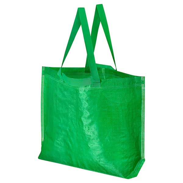 IKEA AURTIENDE Shopping bag medium green 17 ¾x7x17 ¾ "/10 gallon