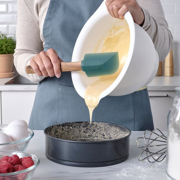 IKEA BÄCKRÖDING Spatula Set Of 2 Wood/dark Gray-green