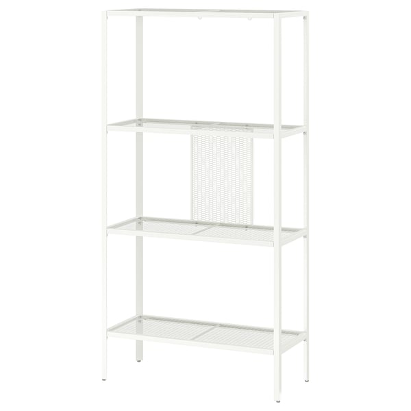 IKEA BAGGEBO Shelf unit metal/white 23 5/8x9 7/8x45 5/8 "