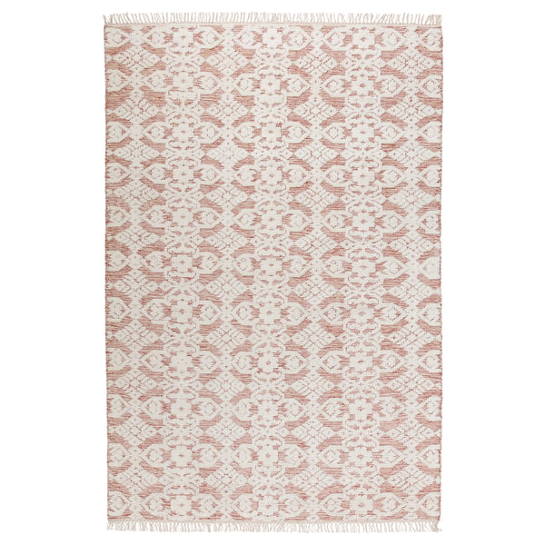 IKEA BEFODRAN Rug high pile red-pink/handmade 5 ' 3 "x7 ' 7 "