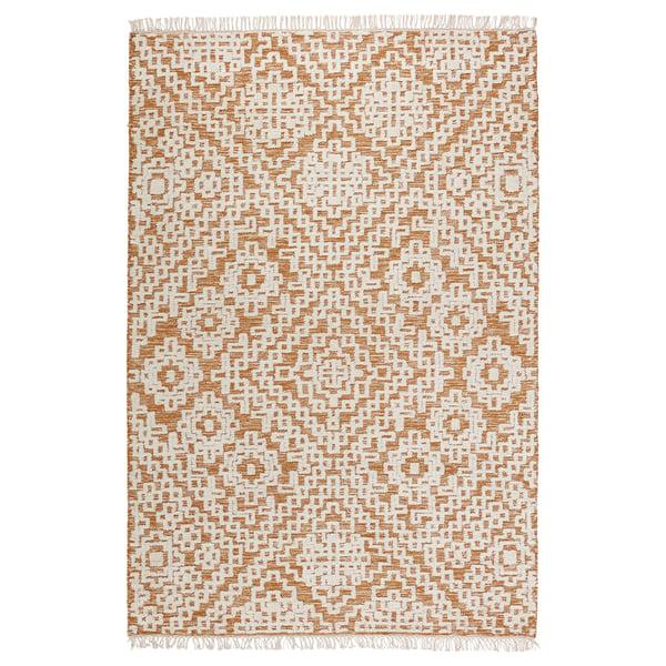 IKEA BEFODRAN Rug high pile yellow/handmade 5 ' 3 "x7 ' 7 "