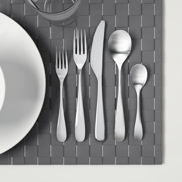 IKEA BEHAGFULL 20-piece Flatware Set Stainless Steel