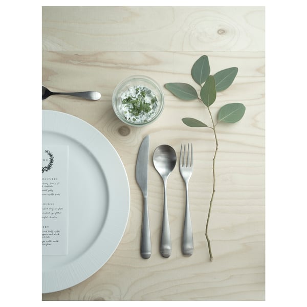 IKEA BEHAGFULL 20-piece Flatware Set Stainless Steel
