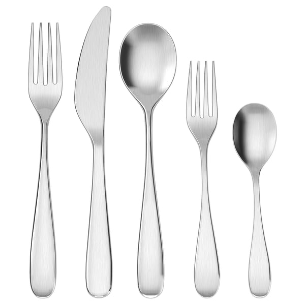 IKEA BEHAGFULL 20-piece flatware set stainless steel