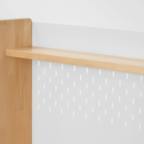 IKEA BERGLÄRKA Desk Top And Shelf Birch 47 1/4x27 1/2 "